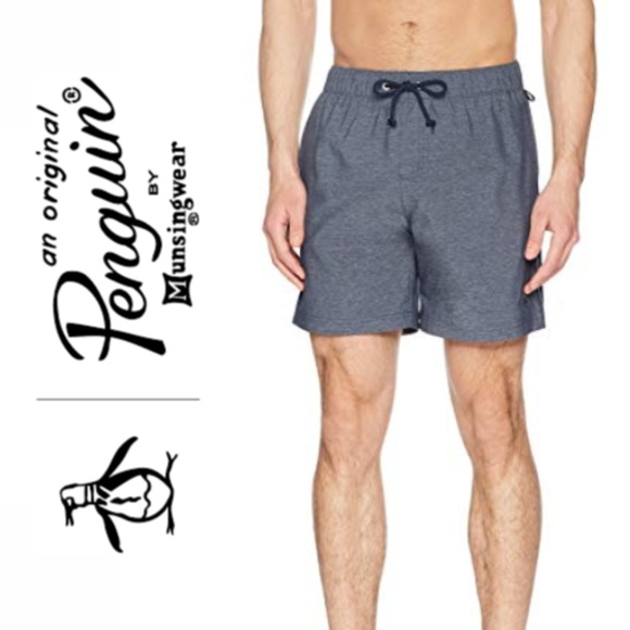 Original Penguin Other - Original Penguin Men's Heathered Swim Trunks